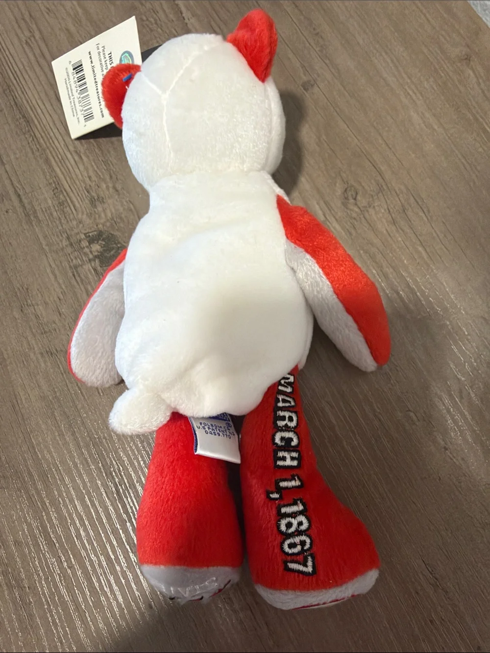 Nebraska Red & White Plush Bear - Collegiate Stuffed Animal